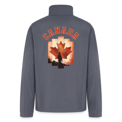 Proud Canadian Shadow - Men’s Soft Shell Jacket