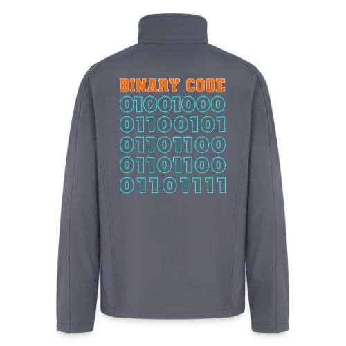 Say Hello in Binary code - Men’s Soft Shell Jacket