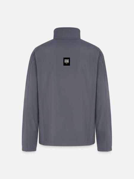Unique & Comfy Tee - Men’s Soft Shell Jacket - gray