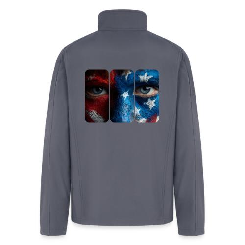 USA: Painted for the Flag - Men’s Soft Shell Jacket