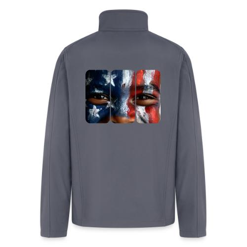 USA: Three Panels of Pride - Men’s Soft Shell Jacket