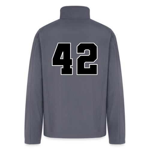 Varsity Number 42 Sports Style - Men’s Soft Shell Jacket