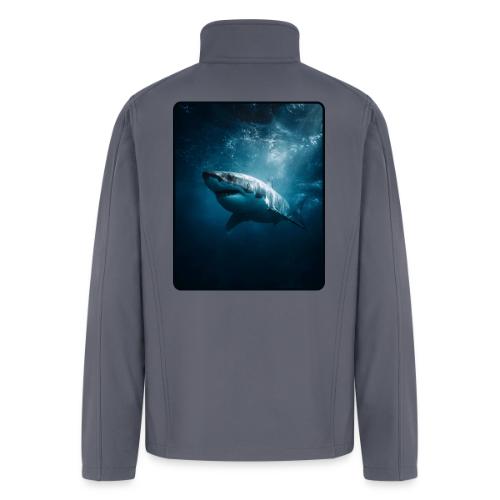 Great White Shark Ocean Design - Men’s Soft Shell Jacket