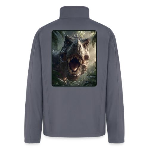T Rex Jungle Roar Design - Men’s Soft Shell Jacket