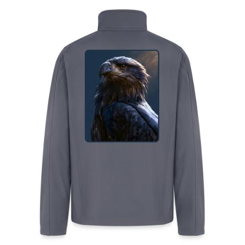Majestic Eagle Cinematic Portrait Design - Men’s Soft Shell Jacket