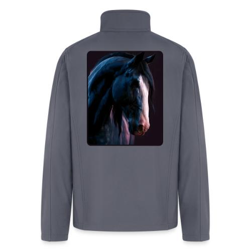 Noble Horse Cinematic Portrait Design - Men’s Soft Shell Jacket