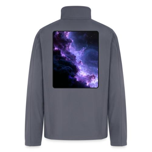 Purple Nebula Space Design - Men’s Soft Shell Jacket