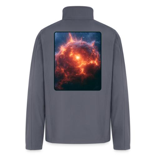 Exploding Supernova Space Art - Men’s Soft Shell Jacket