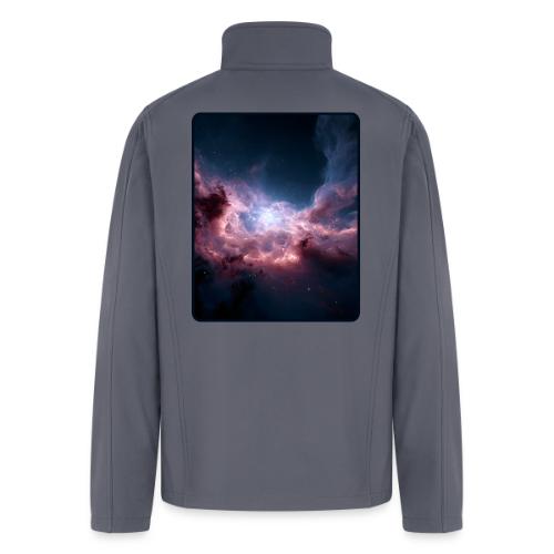 Radiant Cosmic Nebula Artwork - Men’s Soft Shell Jacket