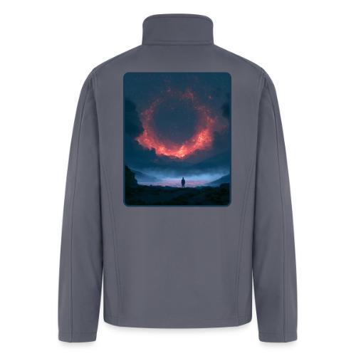 Supernova Reflection Space Scene - Men’s Soft Shell Jacket