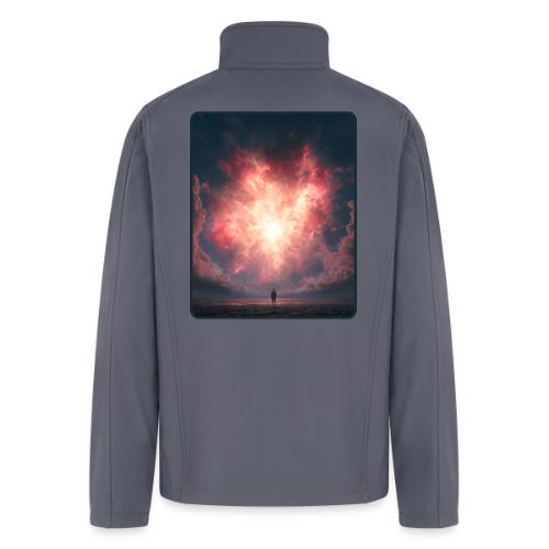 Supernova Sky Sci-Fi Artwork - Men’s Soft Shell Jacket