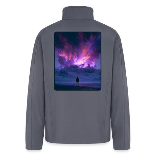 Cosmic Supernova Night Design - Men’s Soft Shell Jacket