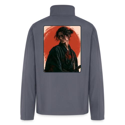 Samurai Beneath the Red Sun - Men’s Soft Shell Jacket