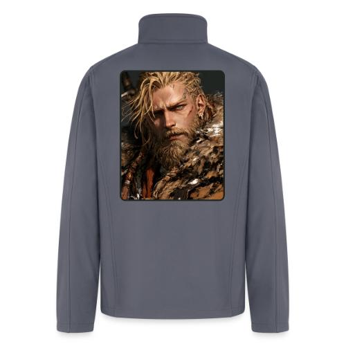 Battle-Scarred Viking Warrior - Men’s Soft Shell Jacket