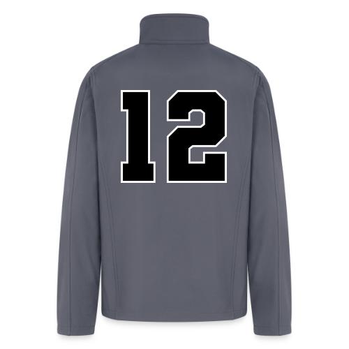 Varsity Number 12 Sports Design - Men’s Soft Shell Jacket