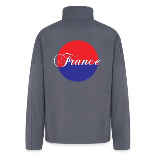 France Tricolore Circle - Men’s Soft Shell Jacket