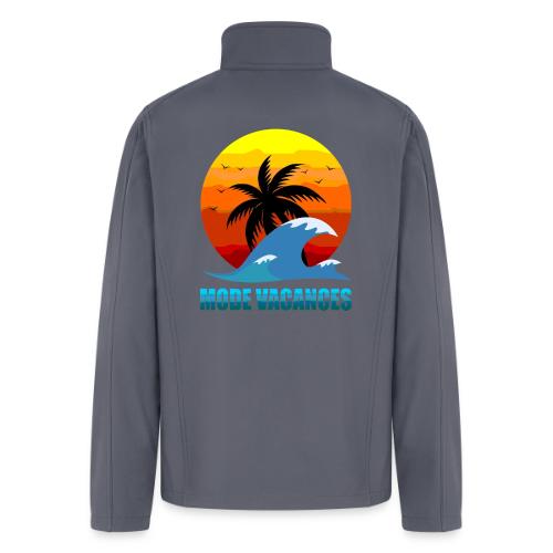 Vacation Mode: Tropical Escape - Men’s Soft Shell Jacket