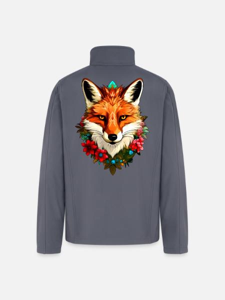 Foxes Style - Men’s Soft Shell Jacket - gray