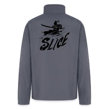 Shadow Blade Samurai - Men’s Soft Shell Jacket - gray - Back