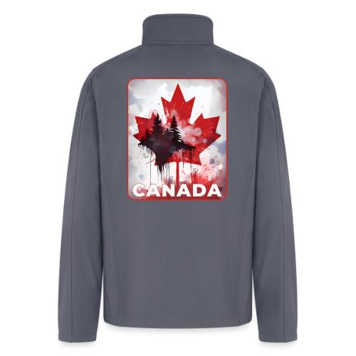 Canada's Maple Leaf Pride - Men’s Soft Shell Jacket
