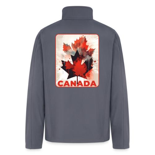 Canada Inked Leaf - Men’s Soft Shell Jacket