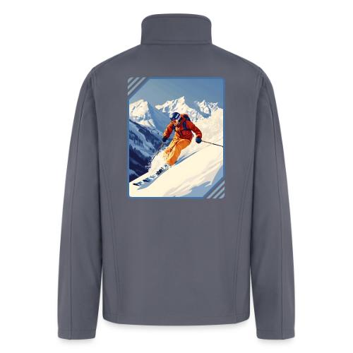 Mountain Skiing Vibes - Men’s Soft Shell Jacket