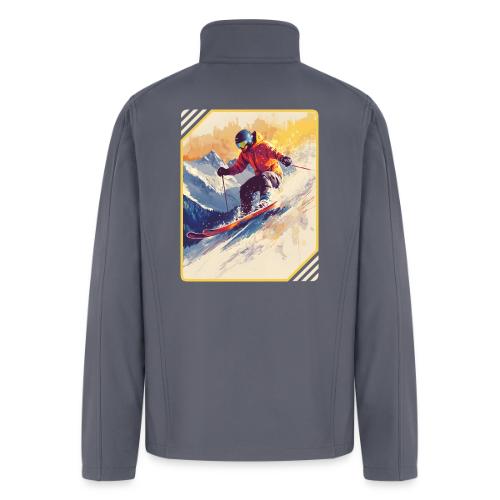 Skiing Through Snow Dreams - Men’s Soft Shell Jacket