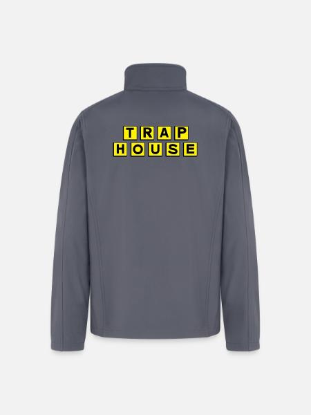 Trap House - Men’s Soft Shell Jacket - gray