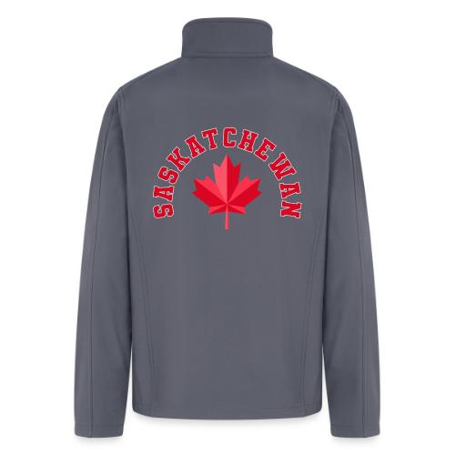Saskatchewan with maple leaf - Men’s Soft Shell Jacket