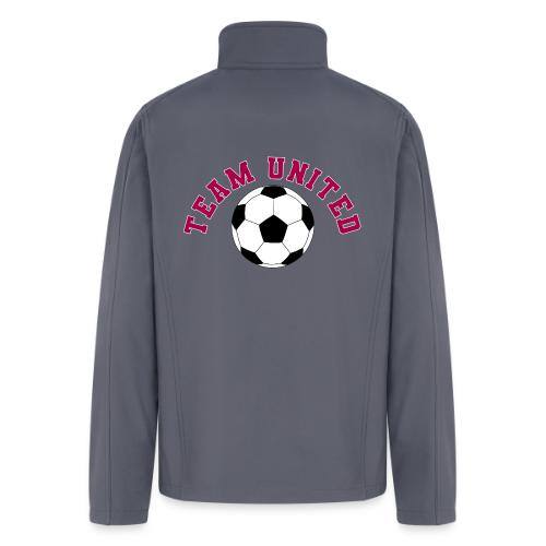 Team United Soccer Ball Sports Design - Men’s Soft Shell Jacket