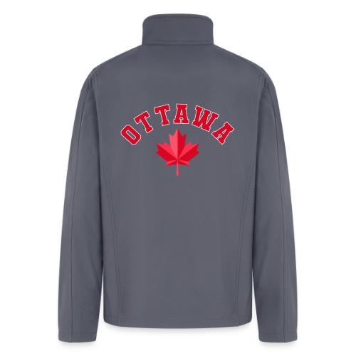 Ottawa with maple leaf - Men’s Soft Shell Jacket