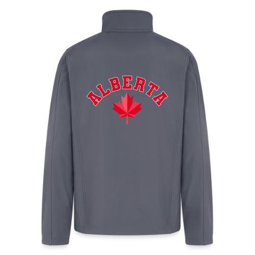 Alberta with maple leaf - Men’s Soft Shell Jacket
