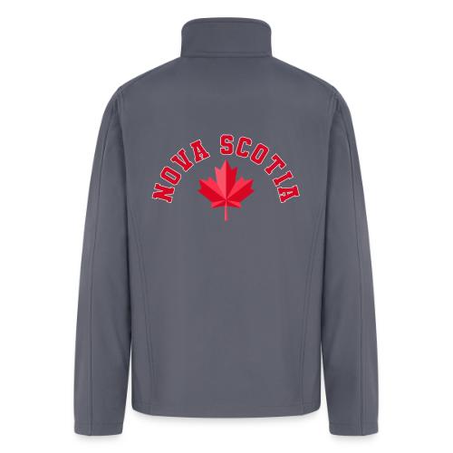Nova Scotia with maple leaf - Men’s Soft Shell Jacket