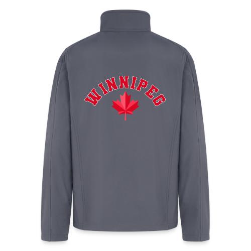 Winnipeg with maple leaf - Men’s Soft Shell Jacket