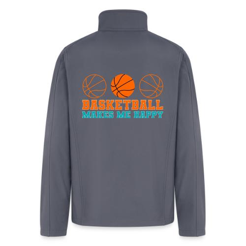Basketball makes me happy - Men’s Soft Shell Jacket