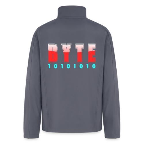 BYTE Binary Code Design - Men’s Soft Shell Jacket
