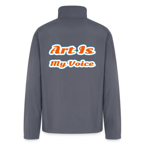 Art Is My Voice — Express Yourself Script - Men’s Soft Shell Jacket