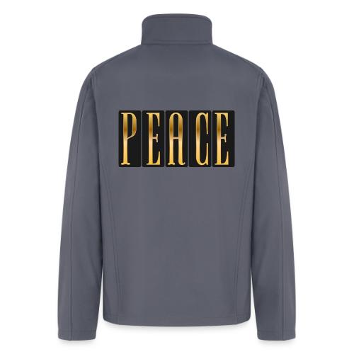 Peace in Gold - Men’s Soft Shell Jacket