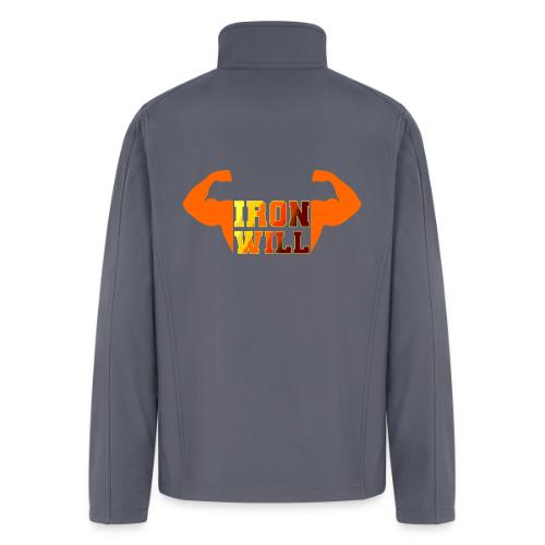Bodybuilding: Iron Will Power - Men’s Soft Shell Jacket