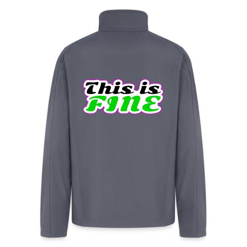 This Is Fine Balance - Men’s Soft Shell Jacket