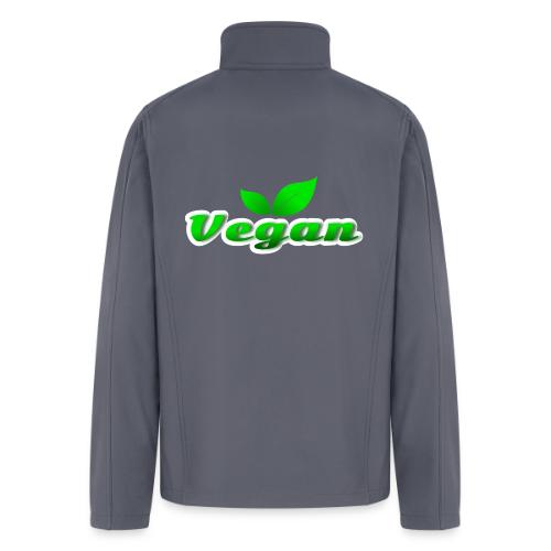 Pure Vegan Leaves - Men’s Soft Shell Jacket