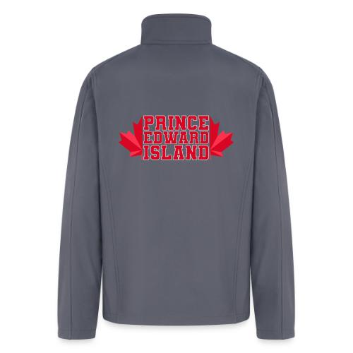 Prince Edward Island with maple leaf - Men’s Soft Shell Jacket