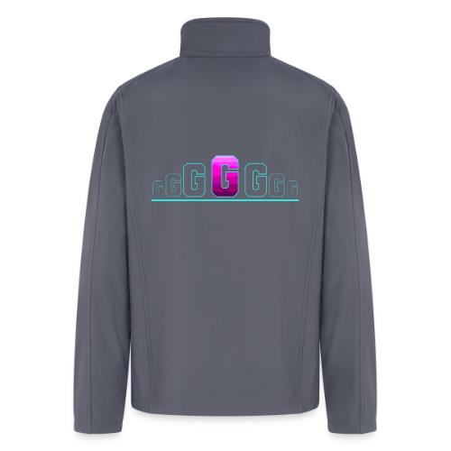 Letter G – Capital Varsity Alphabet Monogram - Men’s Soft Shell Jacket