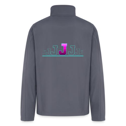 Letter J – Capital Varsity Alphabet Monogram - Men’s Soft Shell Jacket