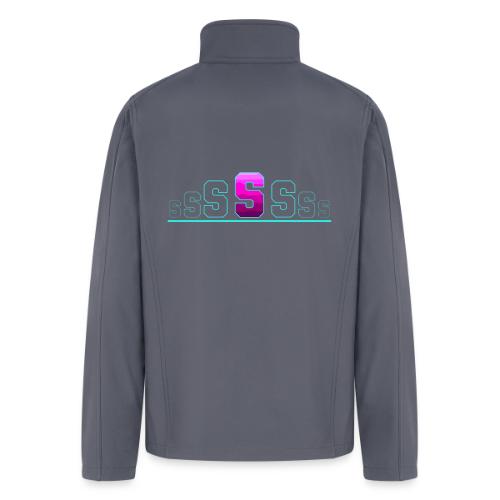 Letter S – Capital Varsity Alphabet Monogram - Men’s Soft Shell Jacket