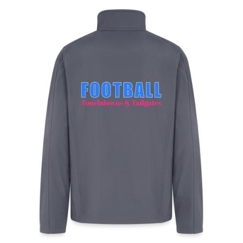 Football Touchdowns & Tailgates Design - Men’s Soft Shell Jacket