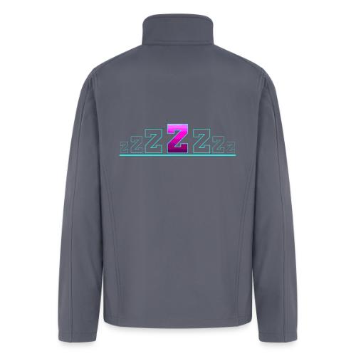 Letter Z – Capital Varsity Alphabet Monogram - Men’s Soft Shell Jacket