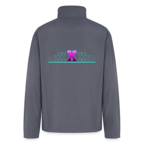 Letter X – Capital Varsity Alphabet Monogram - Men’s Soft Shell Jacket