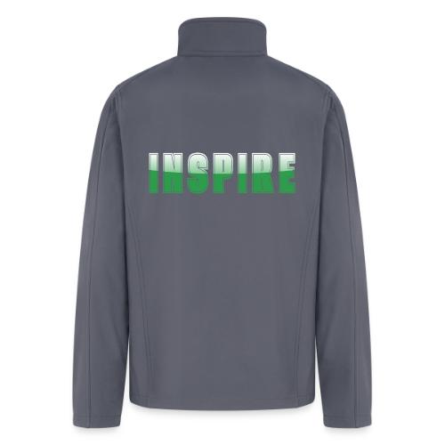 Inspire Word Art Design - Men’s Soft Shell Jacket