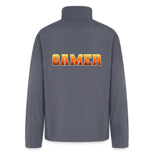 Gamer Varsity Gradient Design for Apparel - Men’s Soft Shell Jacket
